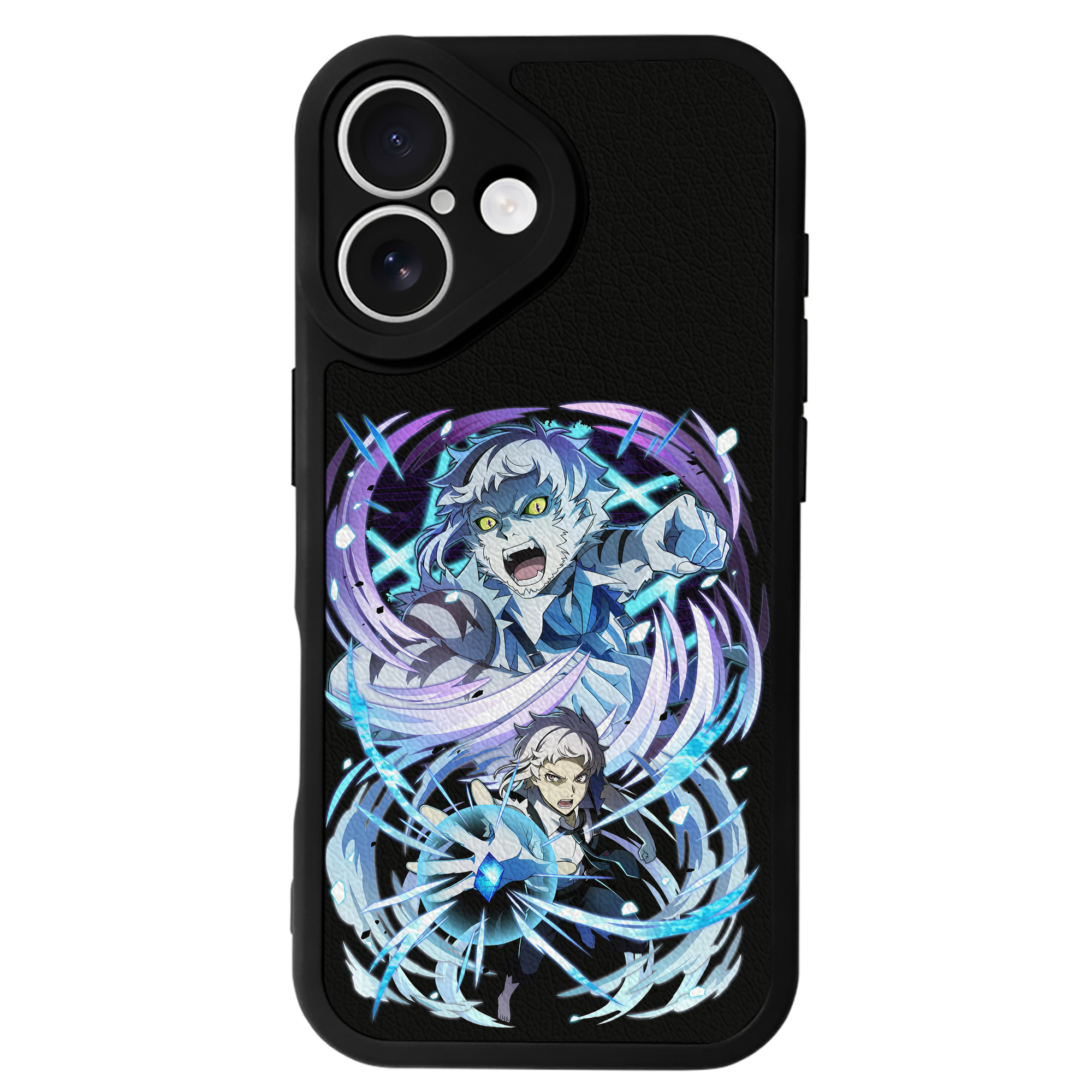 （画像用） 文豪ストレイドッグス Bungo Stray Dogs 【iPhone 16シリーズ対応】シリコンスマホケース（レザー調） 材質：シリコン